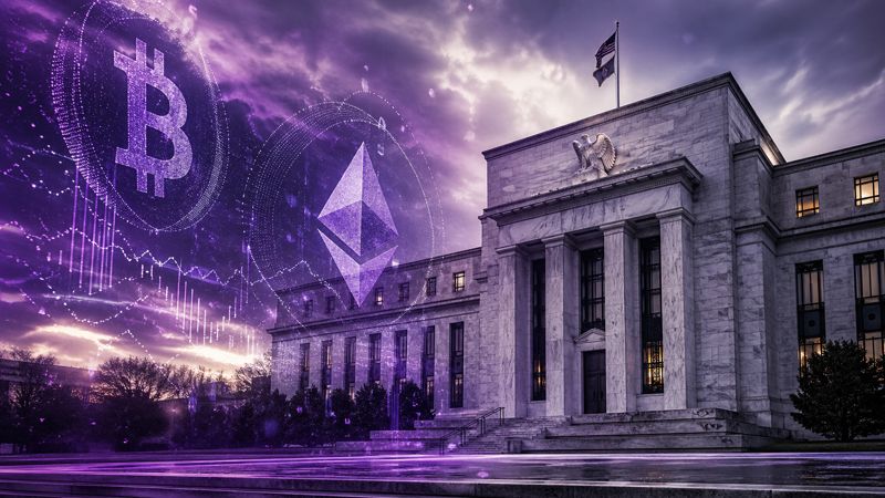 Federal Reserve monetary policy impact on cryptocurrency markets concept