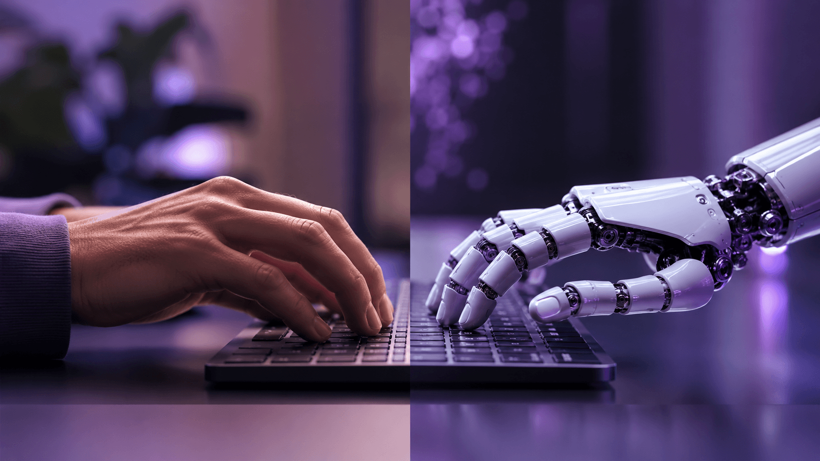 AI and human collaboration concept for 2026 technology forecasts