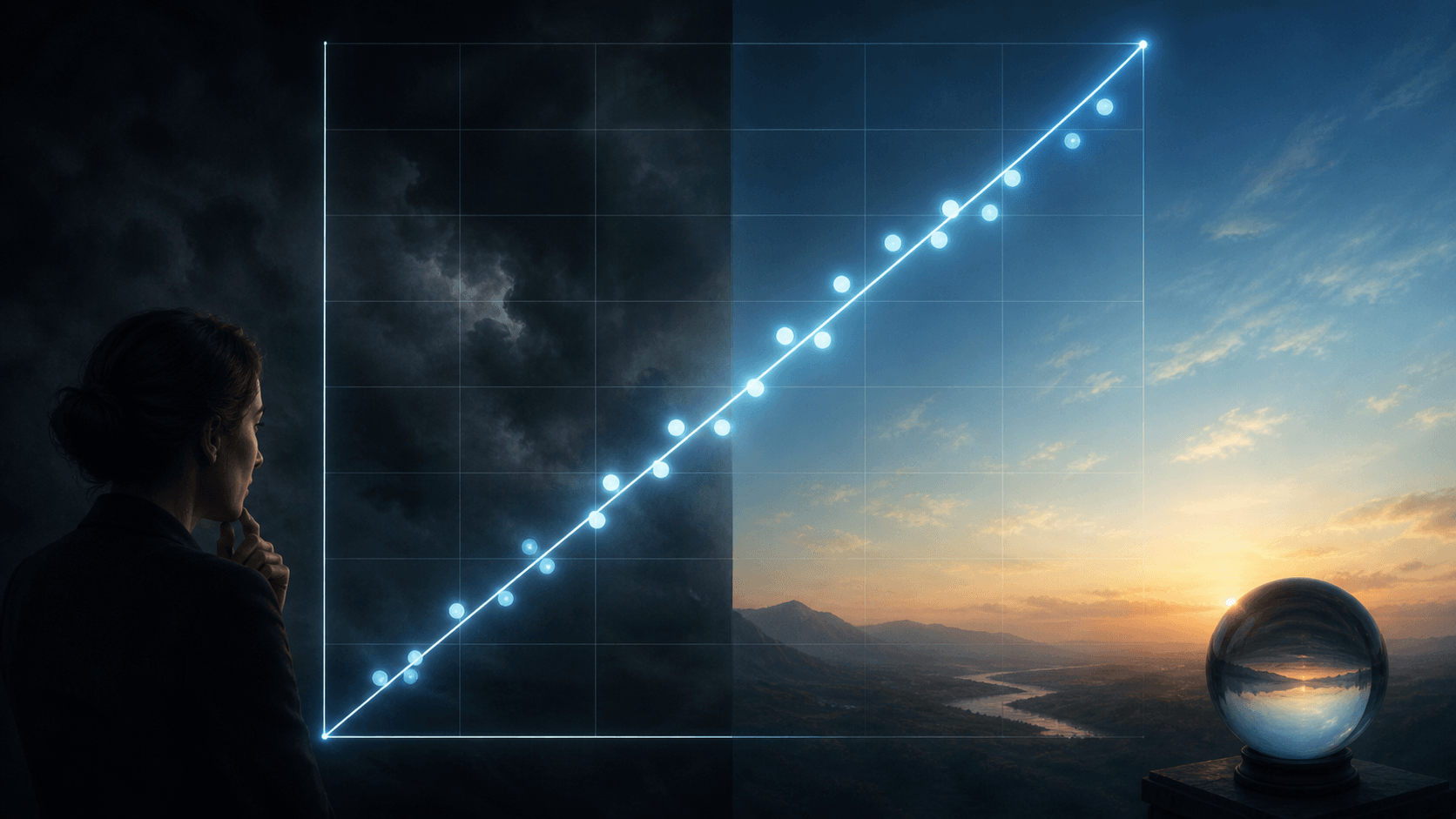Calibration curve visualization showing prediction market probability accuracy