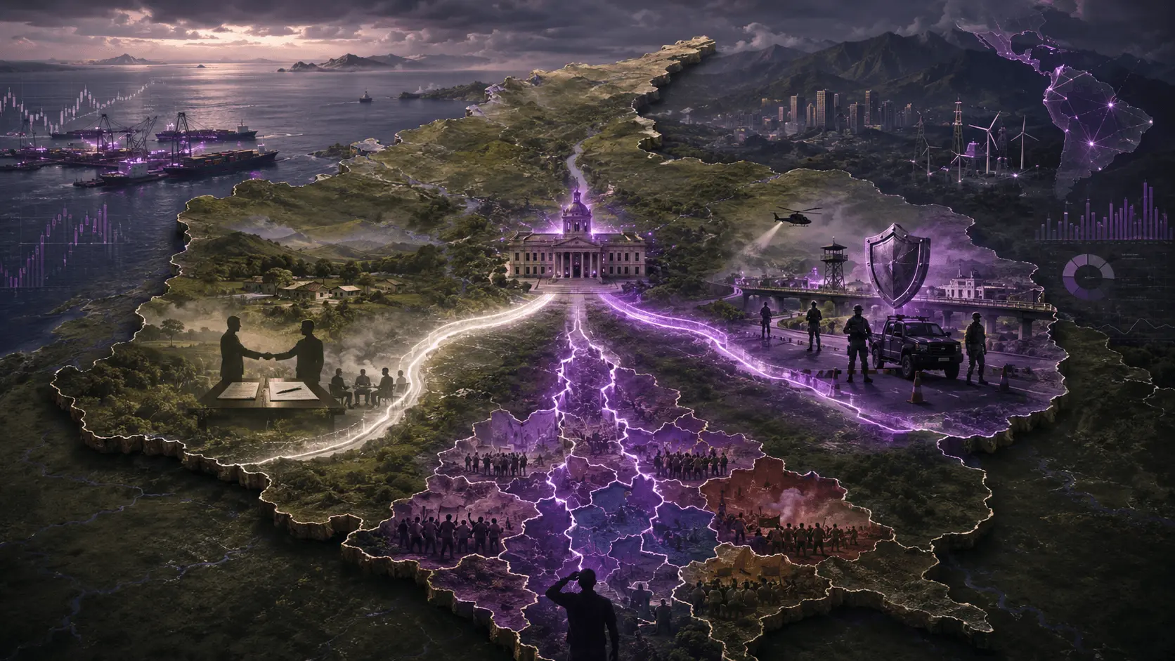 Colombia election 2026 scenarios with peace, security, and runoff paths