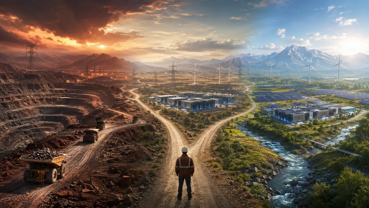 Copper market scenarios with mines power grids AI data centers and renewable infrastructure
