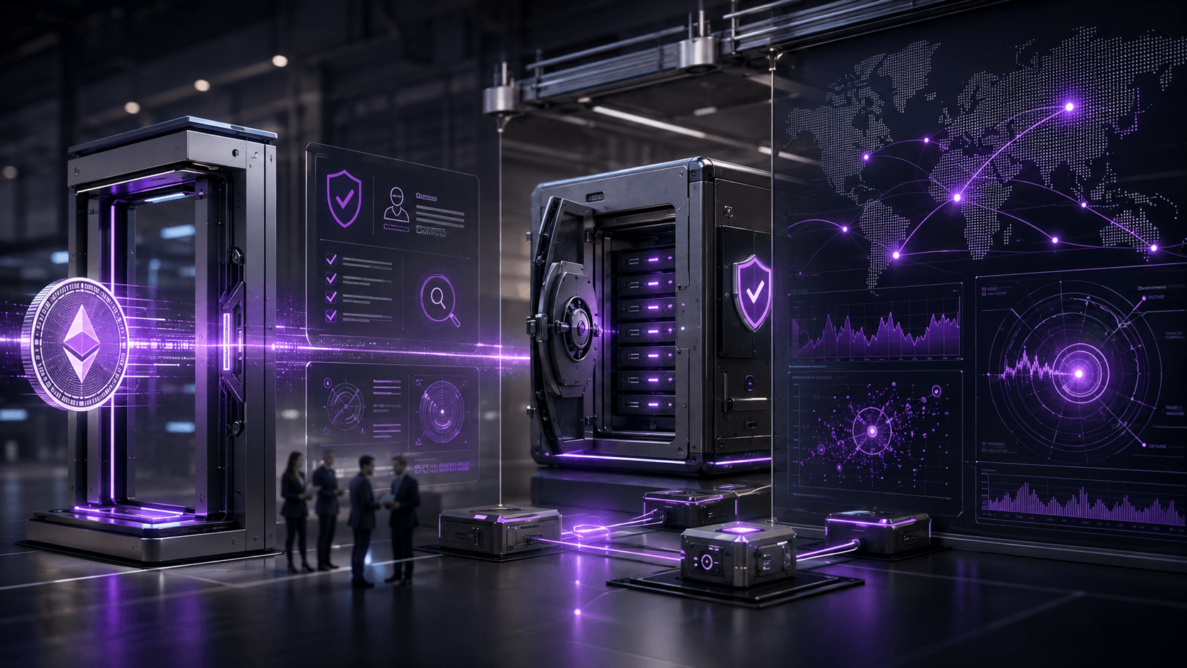 Crypto token listing process with compliance checks and custody systems