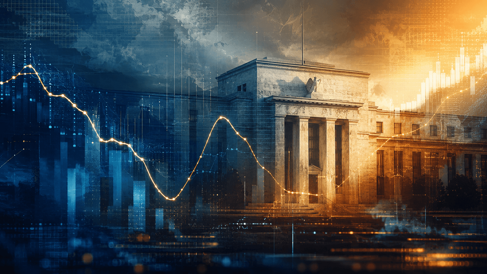 Fed interest rate decision path visualization for 2026 monetary policy forecast