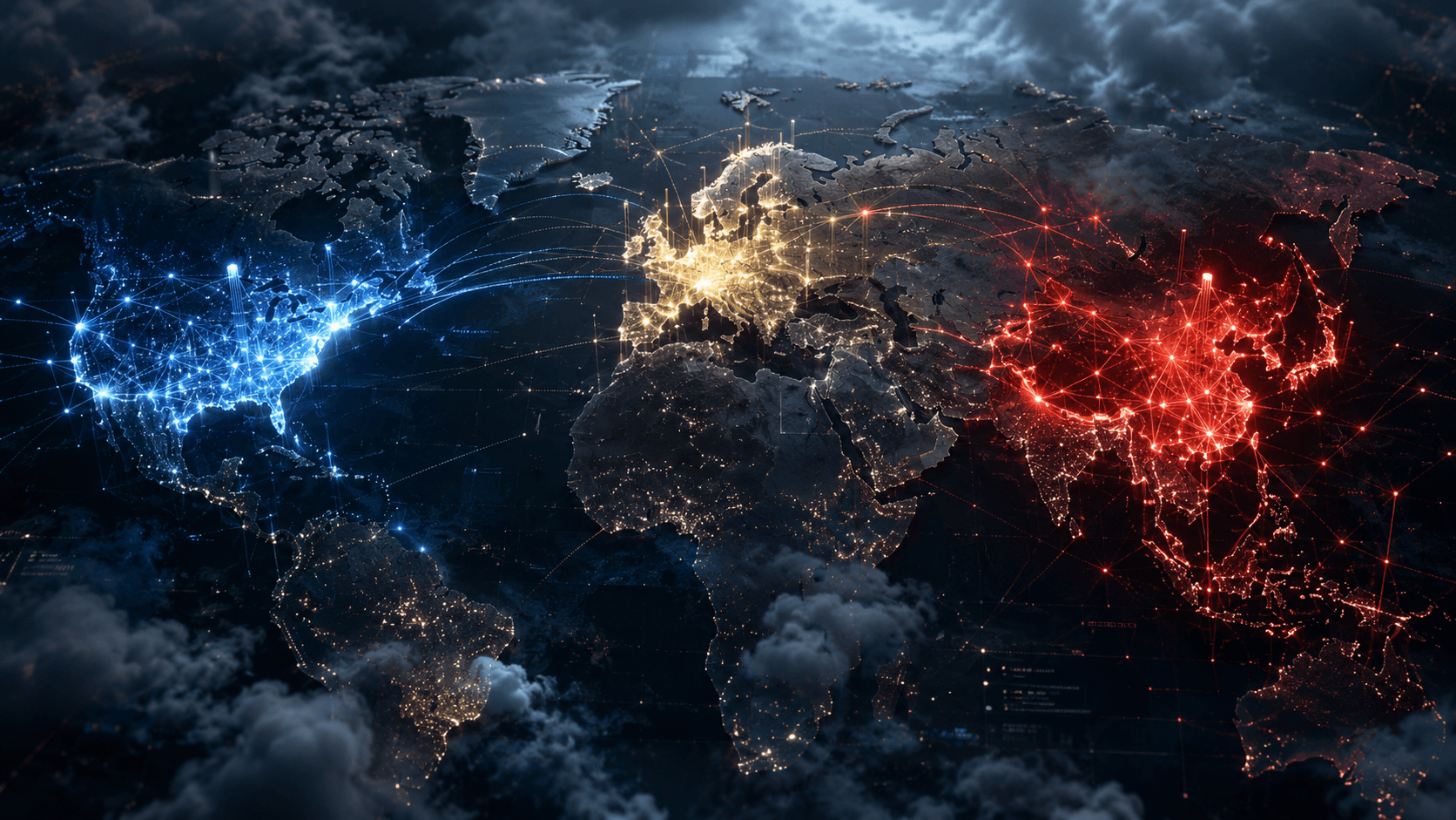 Global AI regulation map showing divergent approaches in US EU and China in 2026