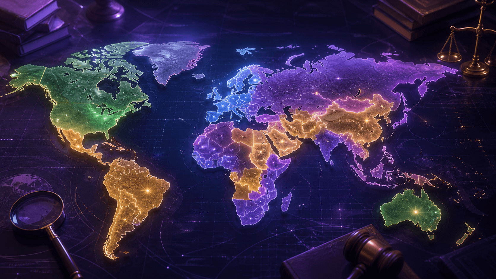 Global map showing prediction market regulatory status across different jurisdictions