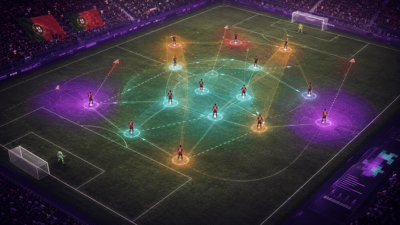 Portugal World Cup 2026 squad depth and tactical forecast visualization
