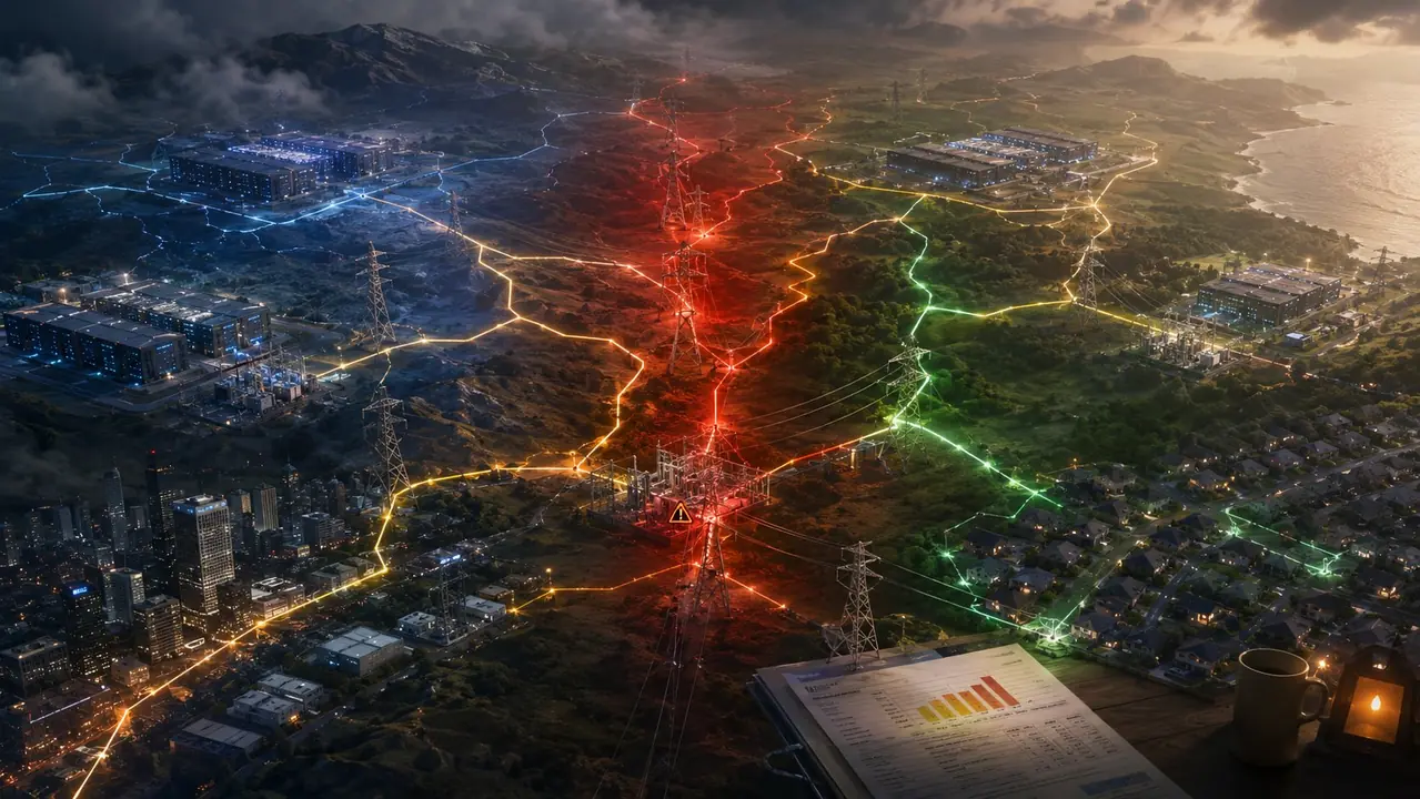 Regional electricity price risk from AI data center growth