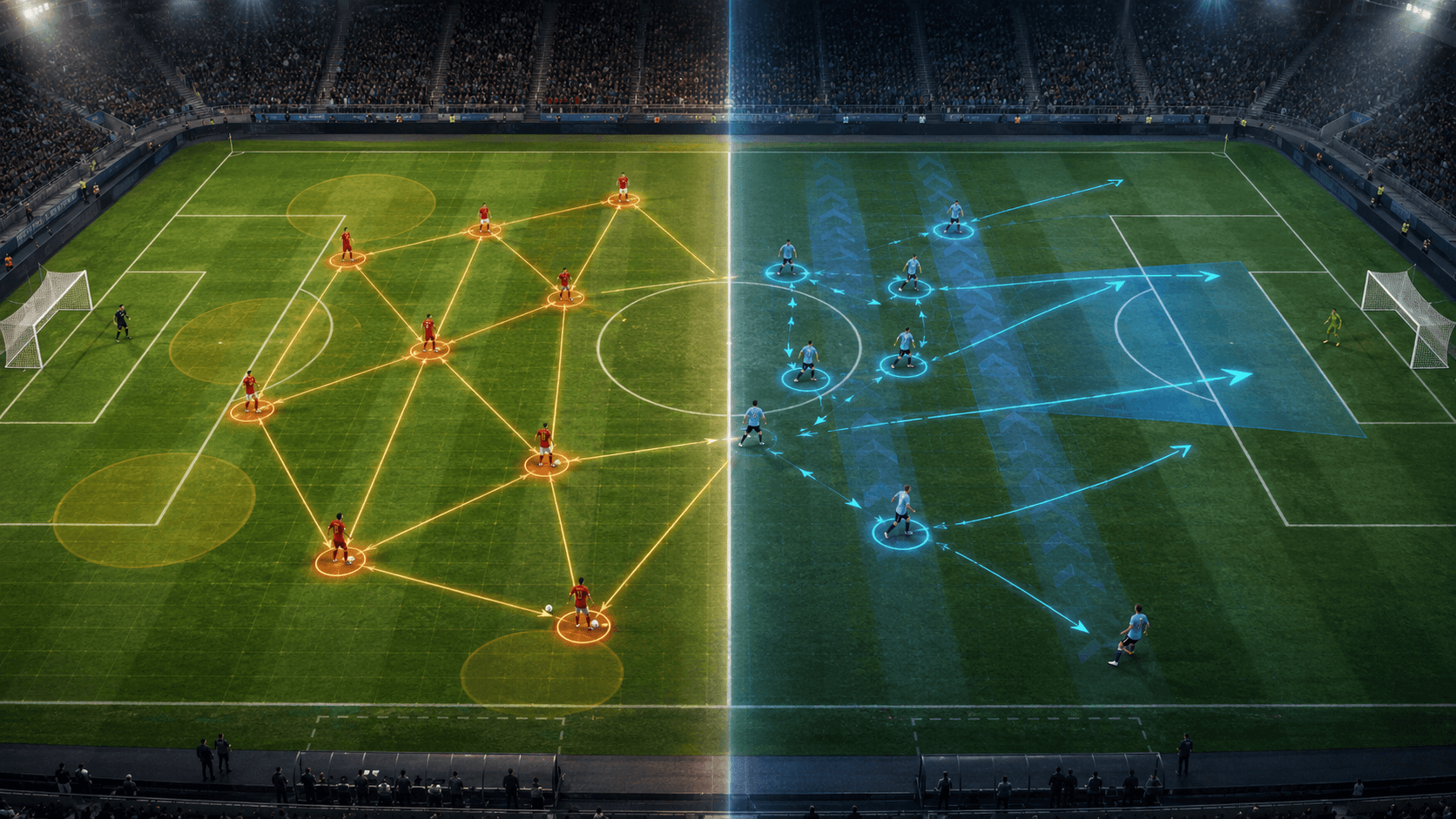 Spain vs Uruguay World Cup 2026 tactical matchup visualization