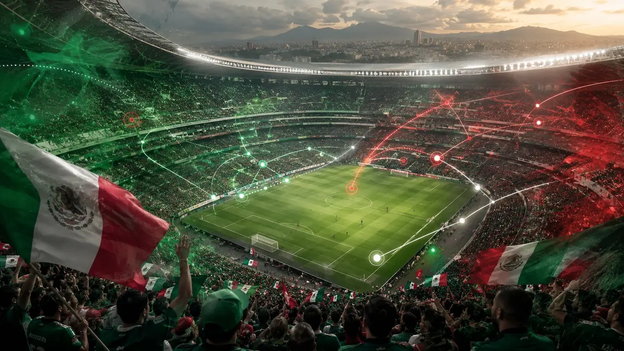 Mexico World Cup 2026 prediction with stadium and probability paths