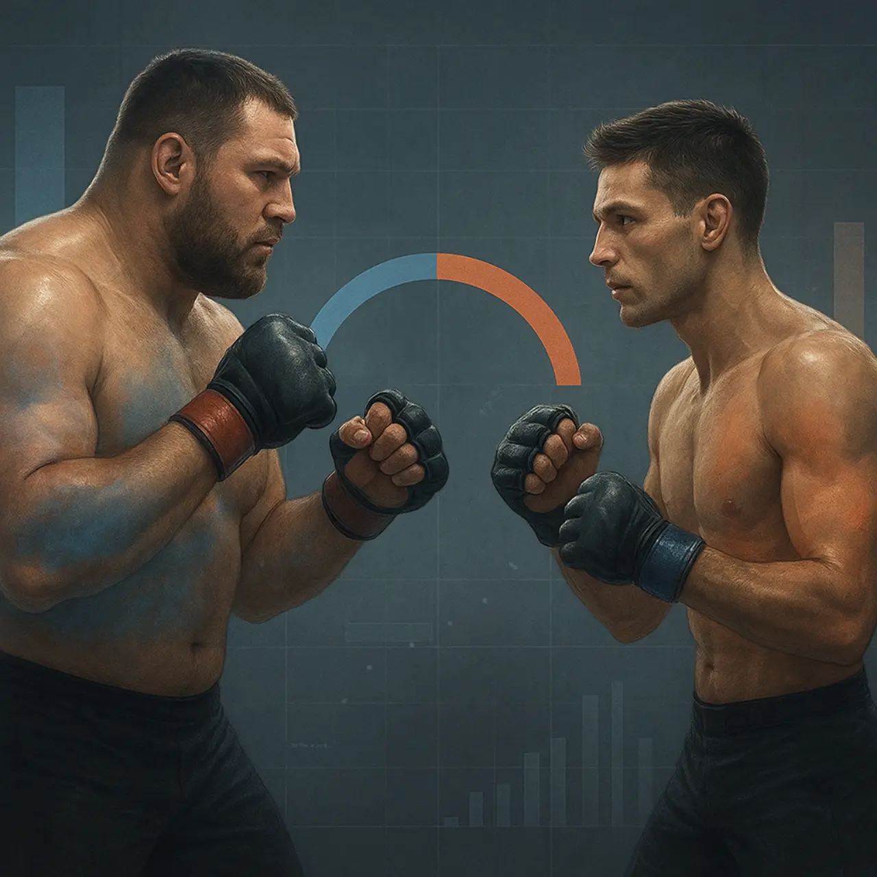 UFC stylistic analysis Pereira vs Gane size and reach comparison